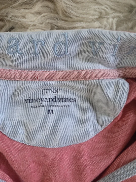 Vineyard Vines Pink Quarter-Zip Pullover - Picture 6 of 8